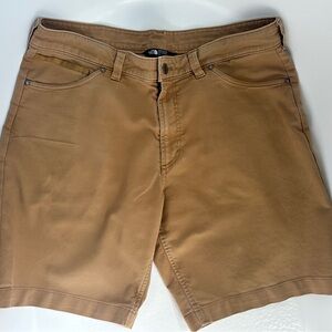 The North Face Shorts Mens 36 Tan Stretch Chino Casual Outdoor